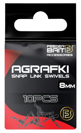 Agrafki - Snap Link Swivels 8mm 10pcs