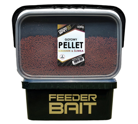 Pellet Gotowy w Wiaderku Czosnek & Śliwka - Feeder Bait