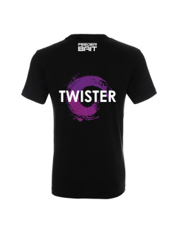 T-shirt Czarny Twister - Feeder Bait